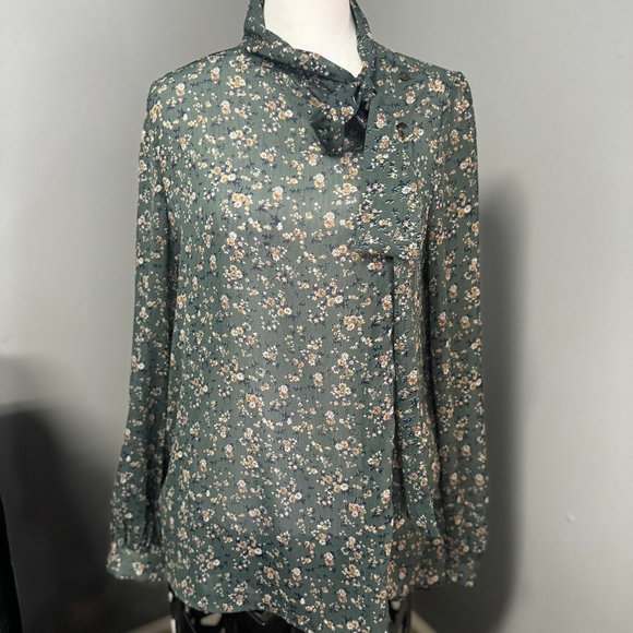 Easel Long Sleeve Blouse - Picture 1 of 7